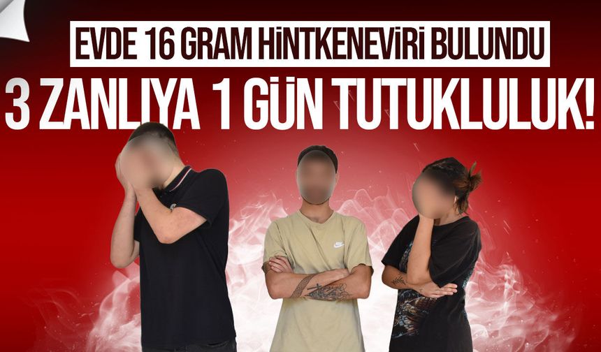 Lefkoşa’da 16 gram yasaklı madde ile yakalanan 3 zanlıya 1 gün tutukluluk