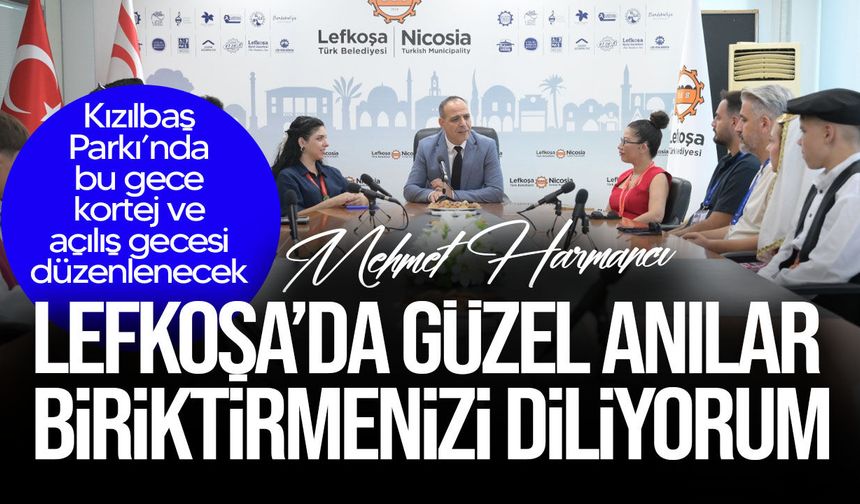 Mehmet Harmancı, Uluslararası Halk Dansları Festivali ekiplerini kabul etti