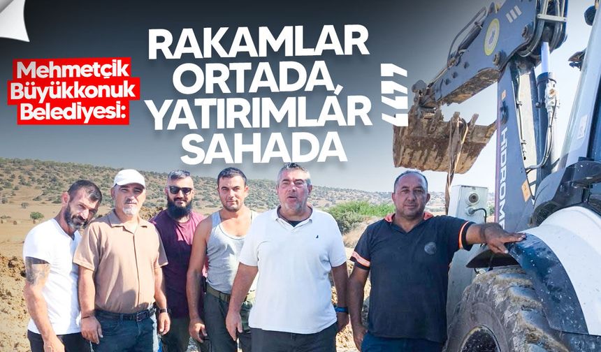 Mehmetçik Büyükkonuk Belediyesi’nden su altyapısı açıklaması