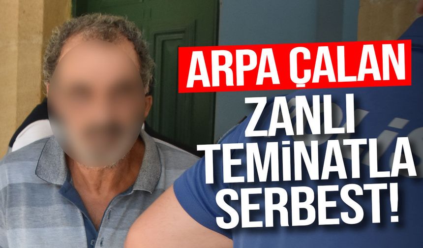 Meriç’te 100 kilo arpa çaldığı iddia edilen zanlıya tutuksuz yargı