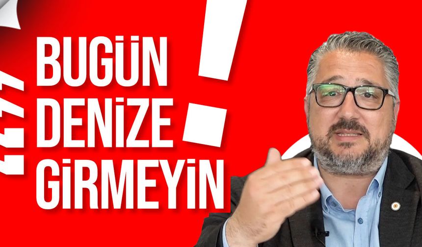 Murat Şenkul’dan hava uyarısı: Girne’de plajlara kırmızı bayrak çekildi
