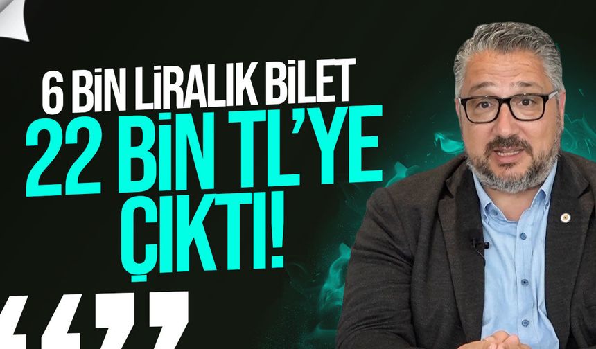 Murat Şenkul’dan uçak bileti fiyatlarına tepki