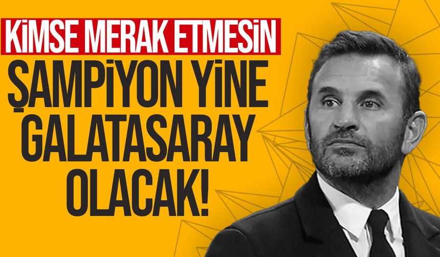 Okan Buruk’tan Şampiyonluk Mesajı: Yine Şampiyon Galatasaray Olacak