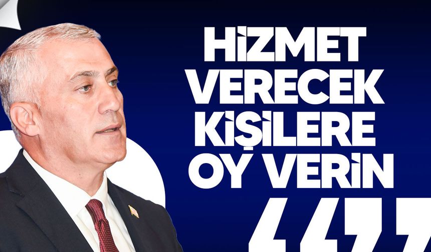 Olgun Amcaoğlu’ndan seçmene mesaj: Hizmet verecek kişilere oy verin