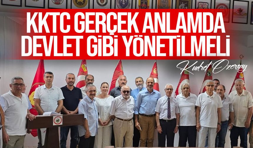 Özersay: "Kıbrıs’ta federasyon tartışmalarıyla zaman kaybetmenin anlamı yok"