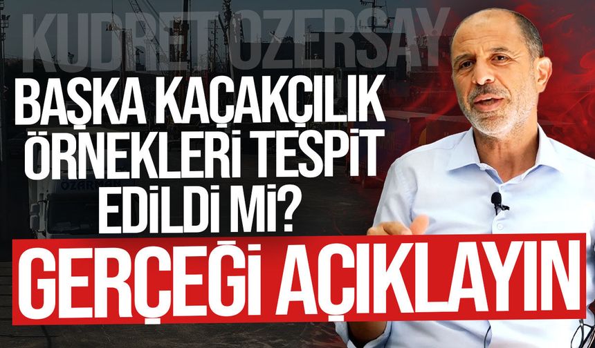 Özersay, Maliye Bakanlığı’nı gümrükteki cep telefonları ile ilgili açıklama yapmaya çağırdı