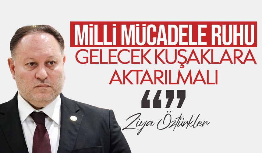 Öztürkler: "Kıbrıs Türk halkı devletinden ve egemenliğinden asla taviz vermeyecek"