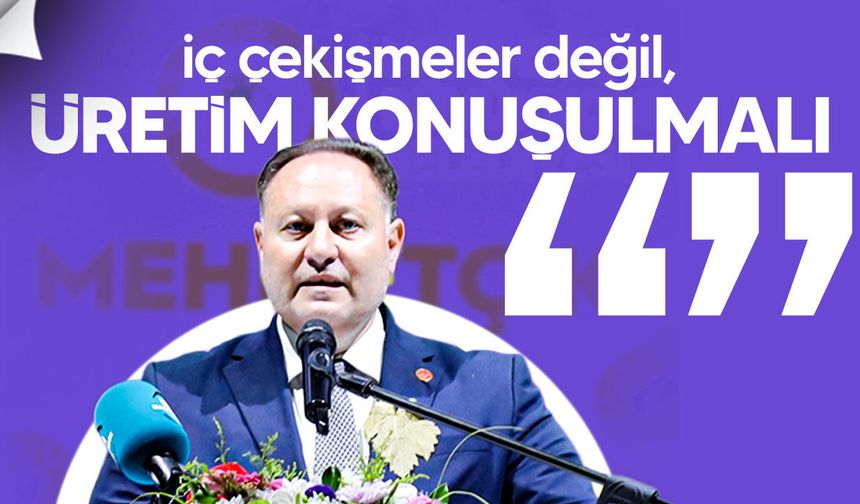 Öztürkler: "Üreten toplumlar her zaman kazanır"