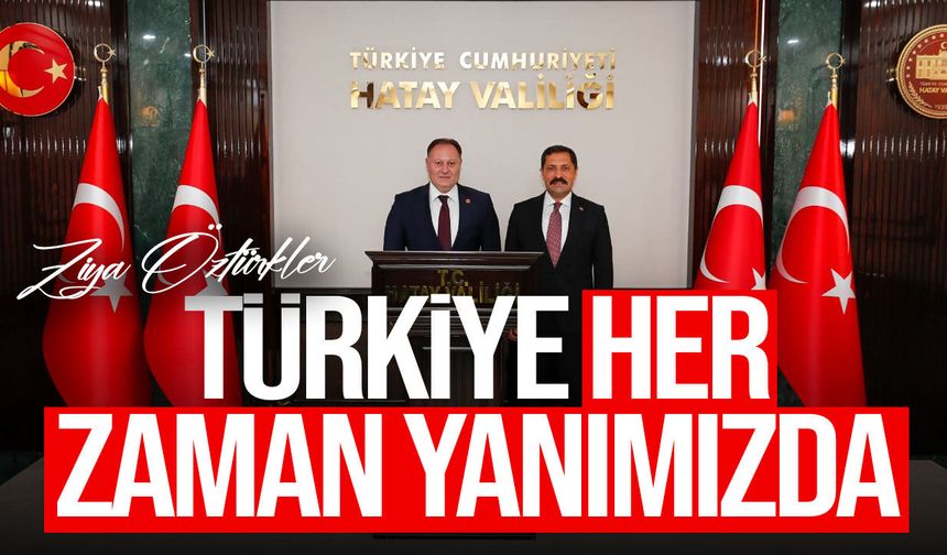 Öztürkler’den Hakan Fidan’a teşekkür: “Türkiye her zaman yanımızda”