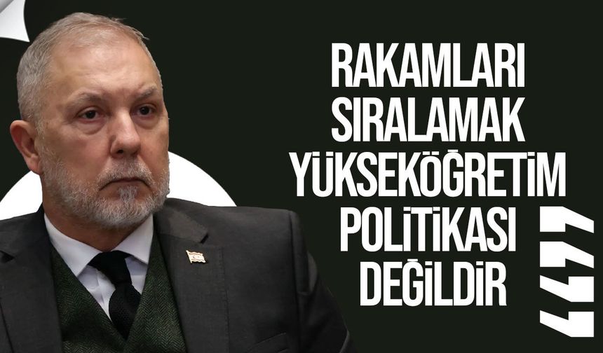 Serhat Akpınar’dan YÖDAK’a eleştiri