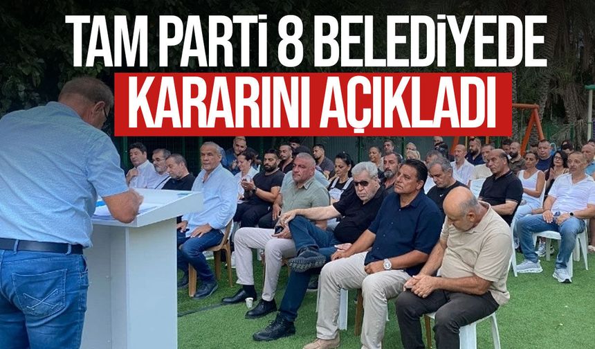 TAM Parti yerel seçim kararını açıkladı: İşte destekleyeceği 7 belediye başkan adayı