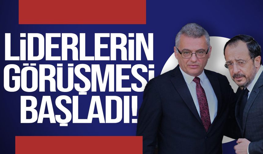 Tufan Erhürman ile Nikos Hristodulidis ara bölgede bir araya geldi
