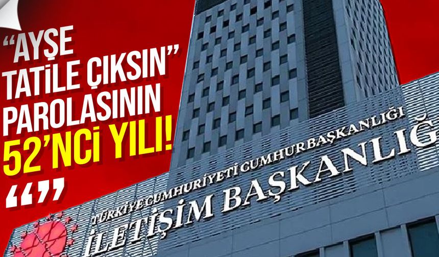Türkiye İletişim Başkanlığı’ndan 14 Ağustos Mesajı