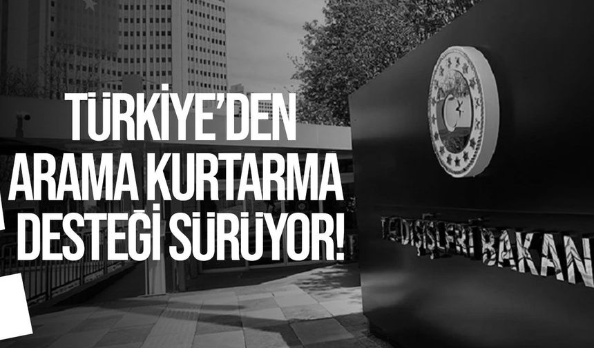 Türkiye’den Girne’deki arama-kurtarma çalışmalarına tam destek