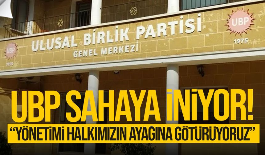 UBP’den 6 ilçede eş zamanlı toplantı: Bakanlar vatandaşlarla buluşacak