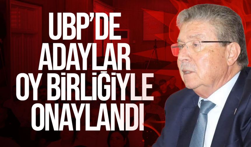 UBP’nin 18 belediye başkan adayı belli oldu: İşte tam liste