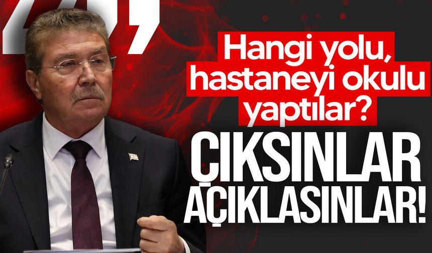 Ünal Üstel’den belediye başkanlarına: “Hangi yolu, hastaneyi, okulu yaptılar?”