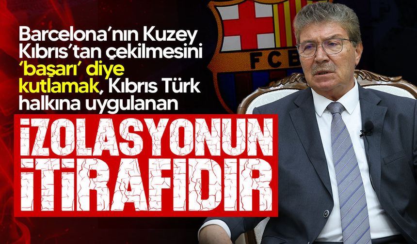 Üstel’den Barcelona kampının iptaline sert tepki