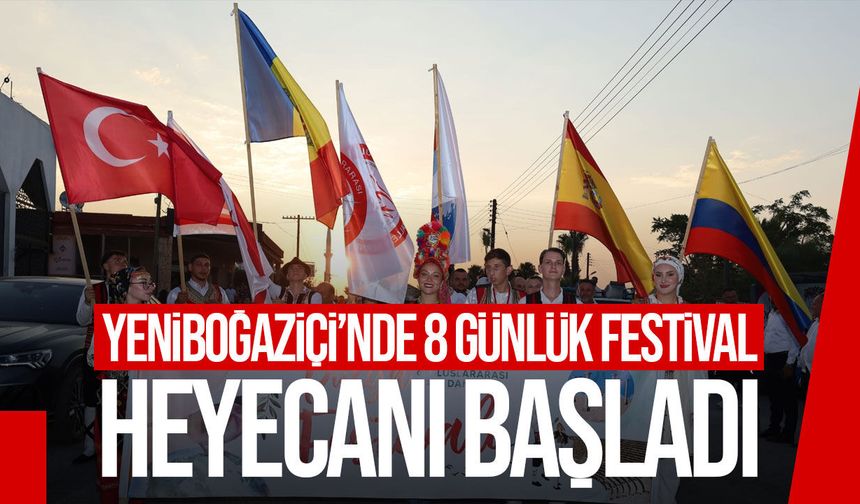 Yeniboğaziçi Pulya ve Uluslararası Halk Dansları Festivalleri Başladı