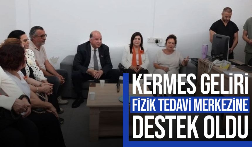 Zerrin Üstel’den Dr. Burhan Nalbantoğlu Fizik Tedavi Merkezi’ne tıbbi cihaz desteği