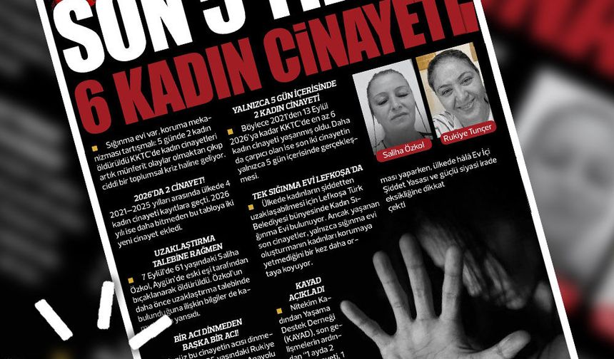 14 EYLÜL KIBRIS GERÇEK MANŞET
