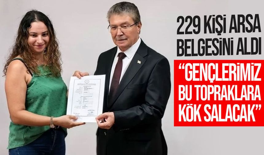 229 hak sahibine kırsal kesim arsa belgesi dağıtıldı
