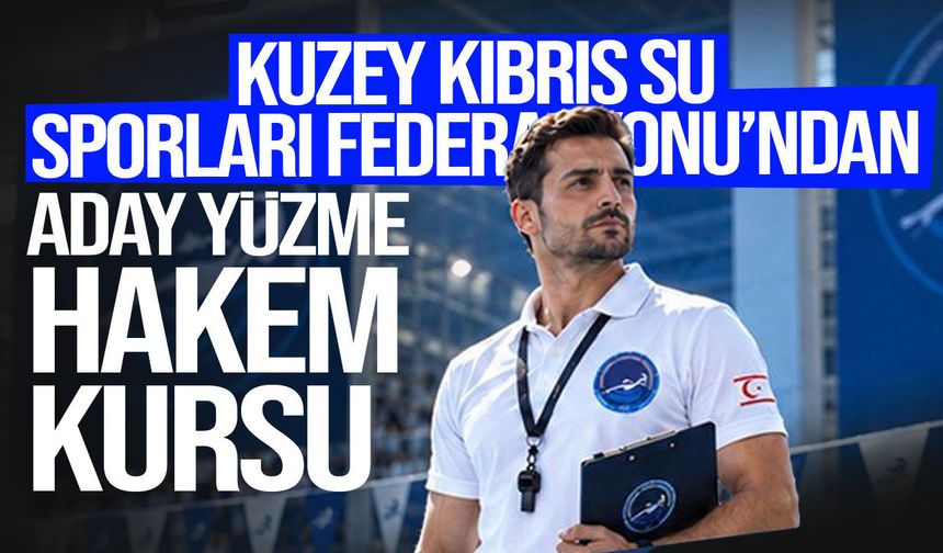 Aday Yüzme Hakem Kursu 2-4 Ekim’de düzenlenecek