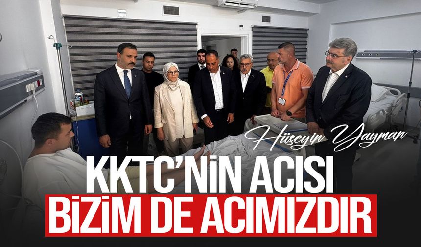 AK Parti Genel Başkan Yardımcısı Yayman, kazazedeleri ziyaret etti