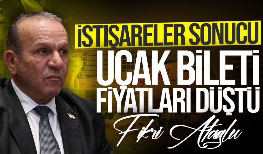 Ataoğlu’ndan uçak şirketlerine fırsatçılık tepkisi: “Ellerini taşın altına koysunlar”