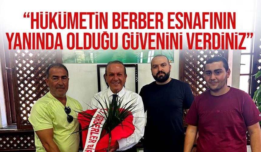 Berberler Birliği’nden Fikri Ataoğlu’na teşekkür ziyareti