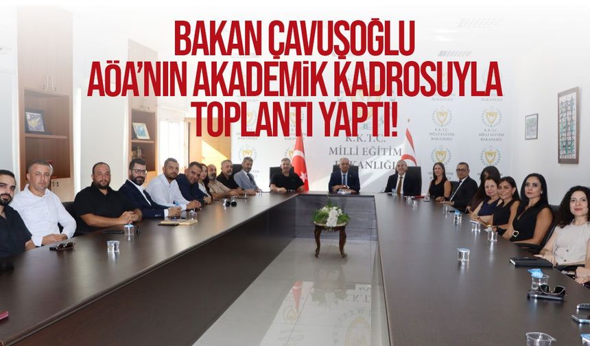 Çavuşoğlu: En büyük hedefimiz AÖA’nın uluslararasılaşması