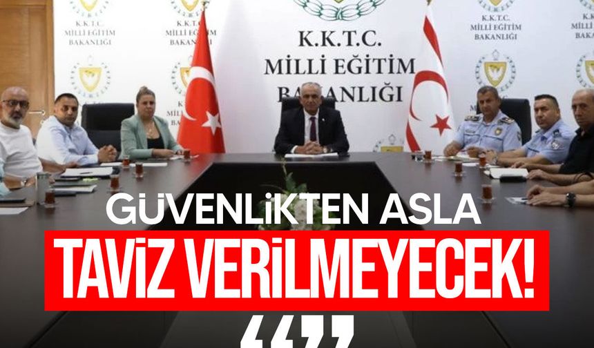 Çavuşoğlu: Öğrenci taşımacılığında güvenlikten taviz verilmeyecek