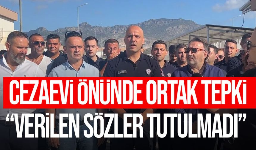 Cezaevi önünde ortak açıklama: “834 mahkum ve tutukluya iki cezaevinde bakıyoruz”