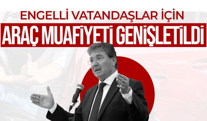Engelli vatandaşlara araç muafiyetinde yeni dönem: Sınır 3000 cc ve 30 bin sterlin