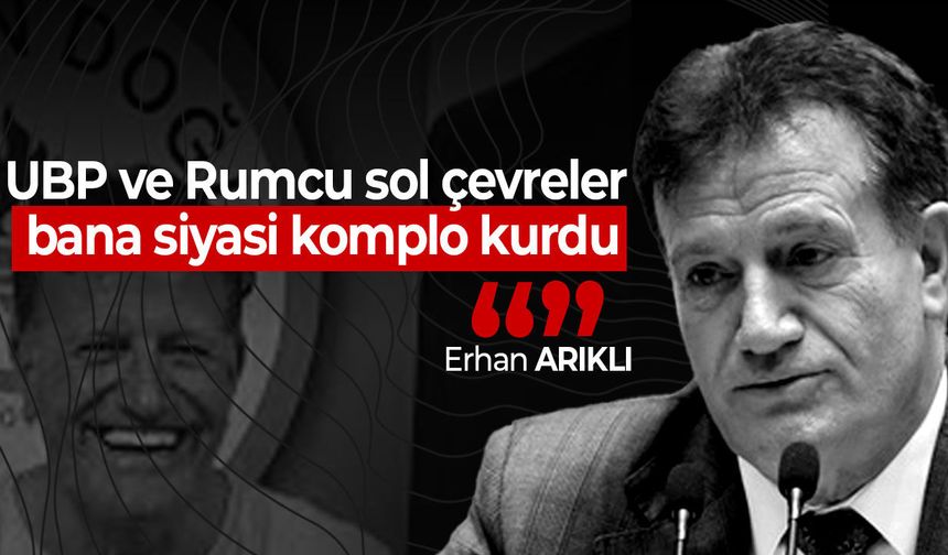Erhan Arıklı’dan görevden alınmasına ilişkin “Siyasi komplo kurdular" dedi