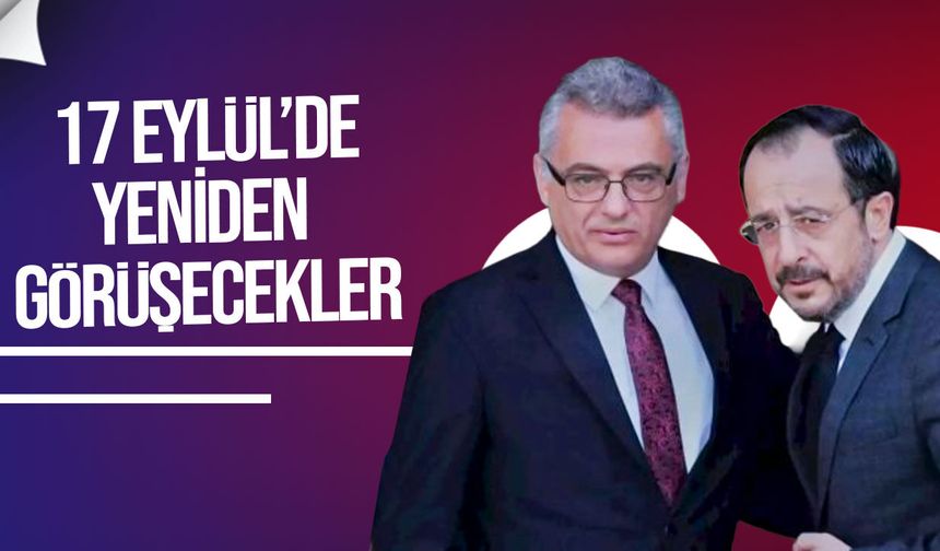 Erhürman ile Hristodulidis 17 eylül’de yeniden görüşecek