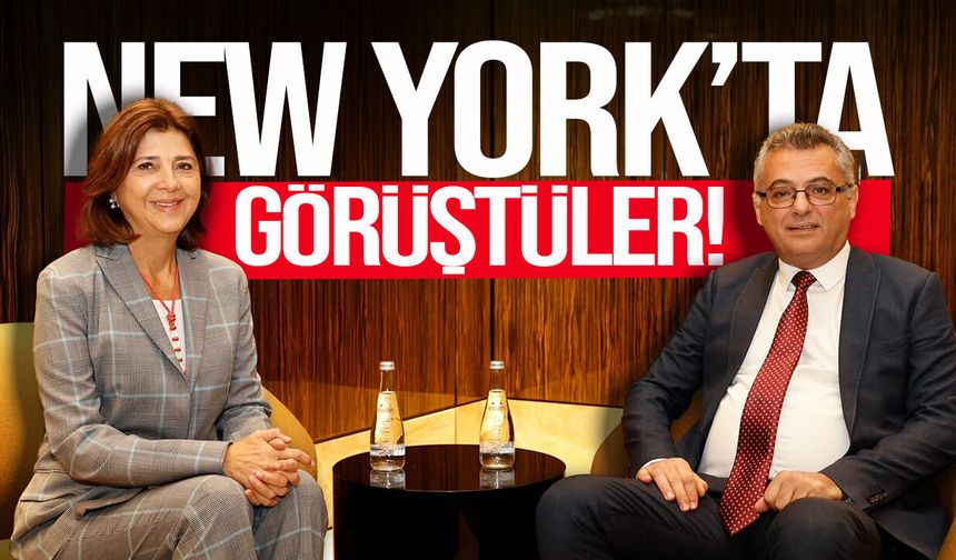 Erhürman New York’ta Holguin ile görüştü