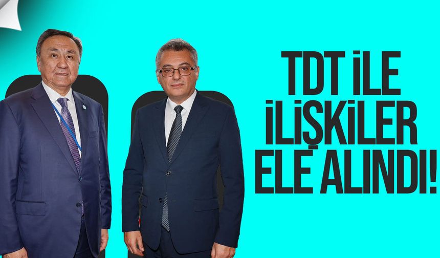 Erhürman, TDT Genel Sekreteri Ömüraliyev ile görüştü