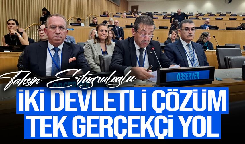 Ertuğruloğlu’ndan İİT ülkelerine KKTC için “somut adım” çağrısı