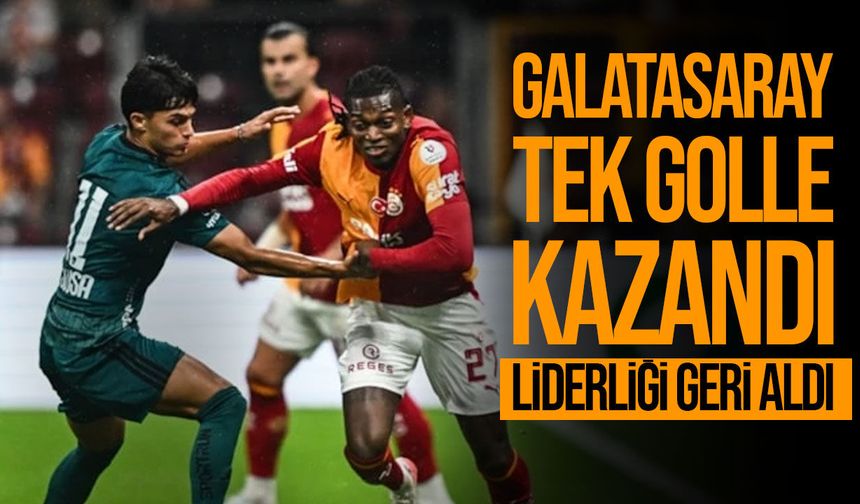 Galatasaray Kocaelispor’u 1-0 yendi, liderliği geri aldı