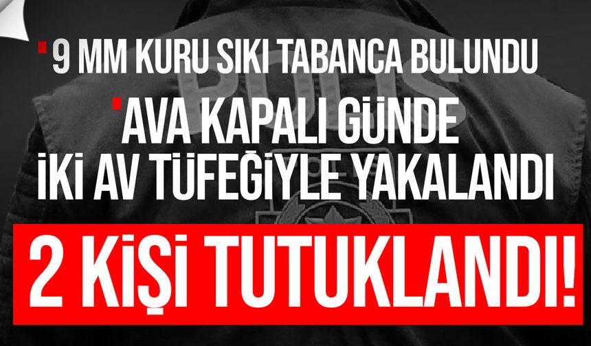 Gazimağusa ve Kalkanlı’da silah olayları: 2 kişi tutuklandı