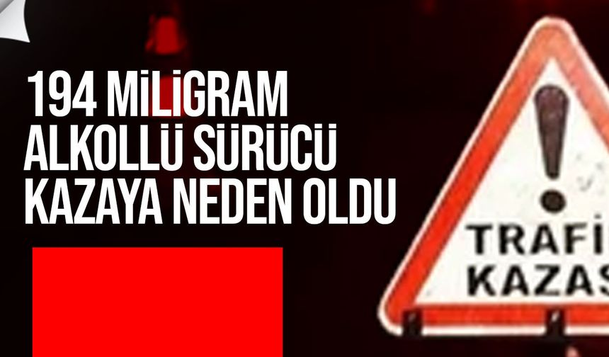 Gazimağusa’da alkollü sürücü kaza yaptı