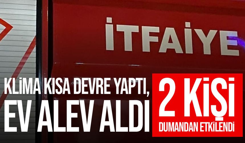Gazimağusa’da ev yangını: Dumandan etkilenen 2 kişi hastaneye kaldırıldı