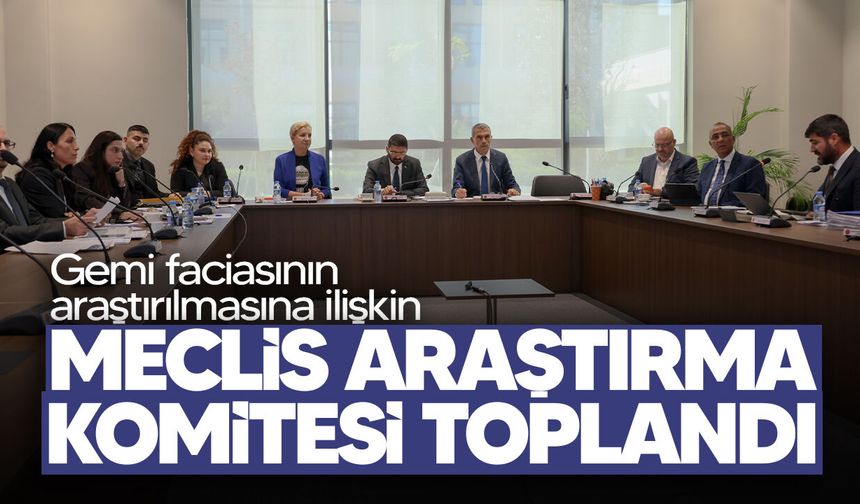 Gemi faciası araştırma komitesi yeniden toplandı