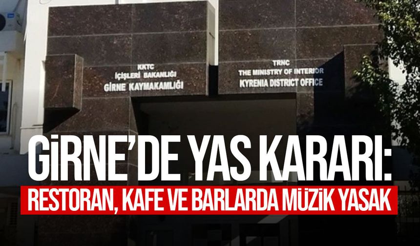 Girne’de müzik ve etkinlik izinleri ikinci bir bildirime kadar iptal