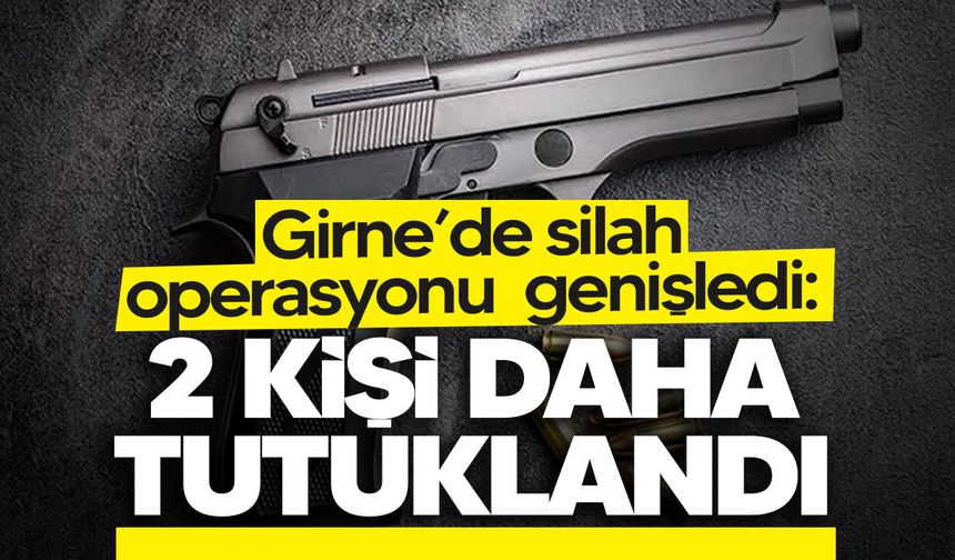 Girne’de silah operasyonu genişledi: 2 kişi daha tutuklandı