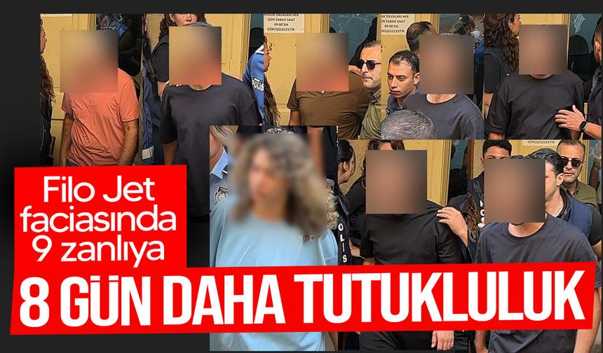Girne'deki gemi faciasında 9 zanlıya 8 gün daha tutukluluk