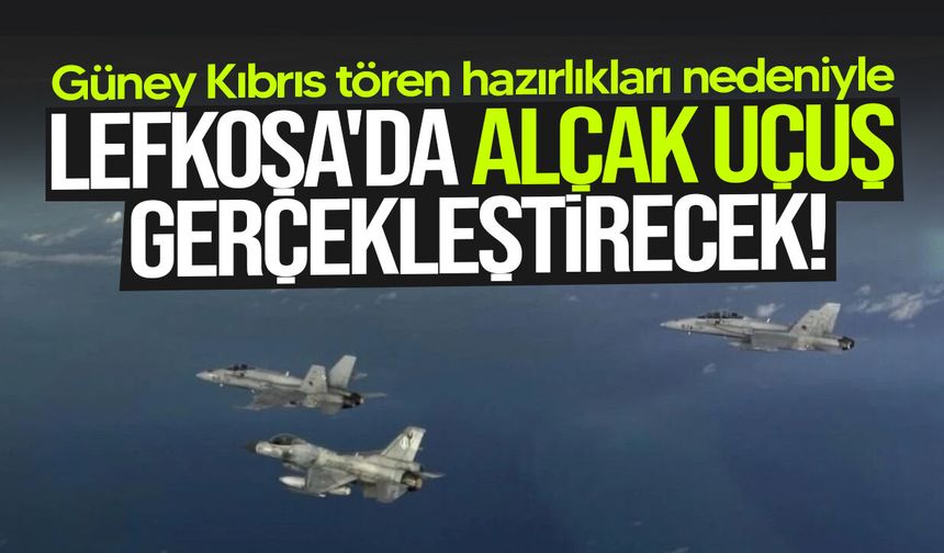 Güney Kıbrıs’ta 1 Ekim hazırlığı: Savaş uçakları havalanacak