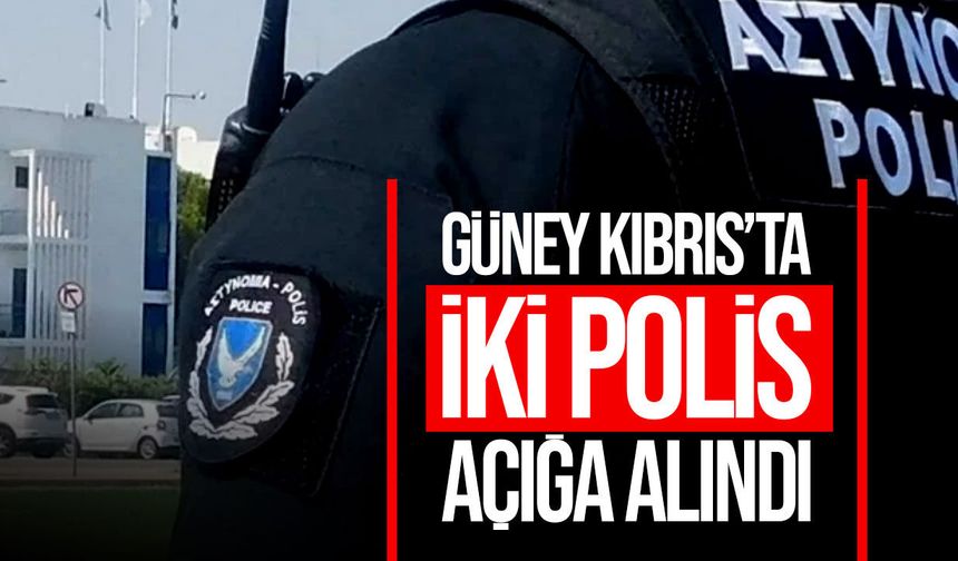 Güney Kıbrıs’ta iki polis açığa alındı: Saldırı suçlaması