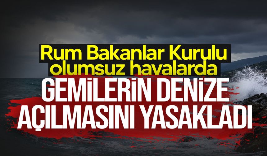 Güney Kıbrıs’tan deniz faciası sonrası acil önlem: Olumsuz havalarda denize çıkış yasaklanacak